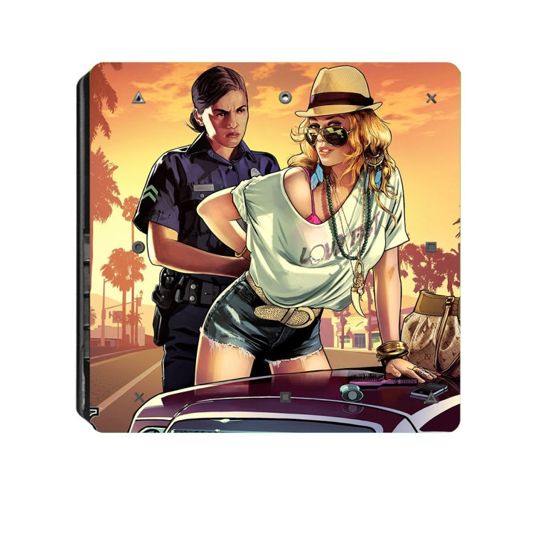 BY060008 Fashion Sticker Icon Protective Film for PS4 Slim