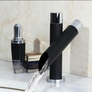Modern Unique Bathroom Basin Faucet Single Handle Kitchen Sink Mixer Tap Waterfall Faucet- Black