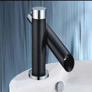 Modern Unique Bathroom Basin Faucet Single Handle Kitchen Sink Mixer Tap Waterfall Faucet- Black