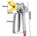 3600PSI High Pressure Yellow Airless Paint Spray Gun With Red Spray Tip