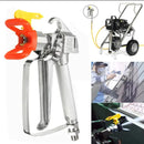 3600PSI Red High Pressure Airless Paint Spray Gun With Yellow Spray Tip