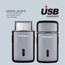 SPORTSMAN Multi-function Mini Shaver USB Rechargeable Razor(Silver)
