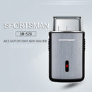 SPORTSMAN Multi-function Mini Shaver USB Rechargeable Razor(Silver)