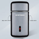 SPORTSMAN Multi-function Mini Shaver USB Rechargeable Razor(Silver)