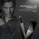 Multi-function Electric Nose Hair Trimmer 4 In 1 Mini Shaver Earlock Eyebrow Trimming Set, EU Plug (Black)