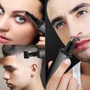 Multi-function Electric Nose Hair Trimmer 4 In 1 Mini Shaver Earlock Eyebrow Trimming Set, EU Plug (Black)