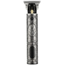 VGR V-228 5W USB Retro Engraving Hair Clipper with LED Digital Display (Silver)