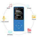 Fashion Portable LCD Screen FM Radio Video Games Movie MP3 MP4 Player Mini Walkman, Memory Capacity:4GB(Black)