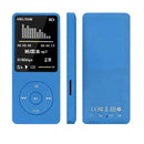 Fashion Portable LCD Screen FM Radio Video Games Movie MP3 MP4 Player Mini Walkman, Memory Capacity:8GB(Blue)