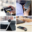 Leadsound F10 Portable 3D HIFI Surround 3.5mm Audio Jack Mini Round Shape Crystal Speaker(Black)