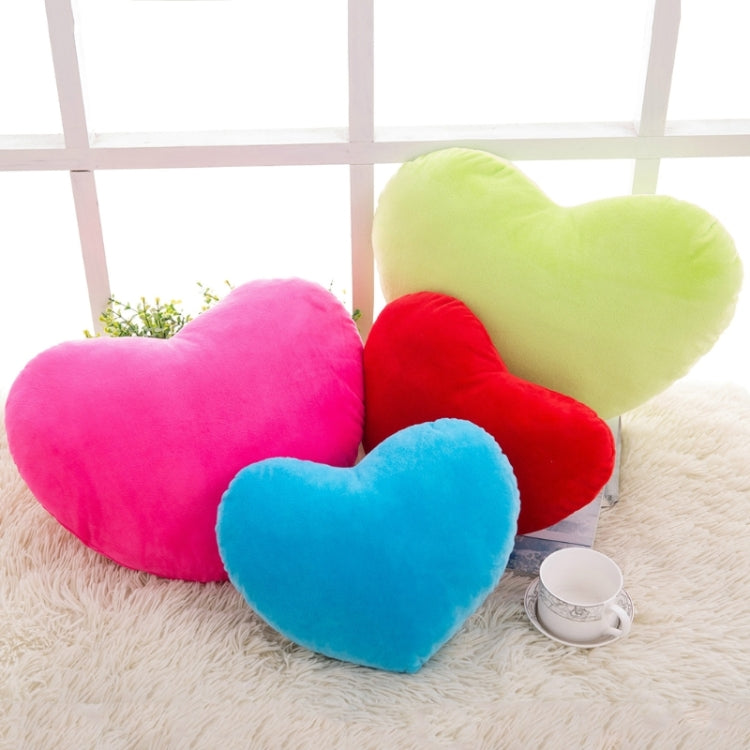 40cm Heart Shape Decorative Throw Pillow PP Cotton Soft Creative Doll Lover Gift(Dark Red)