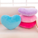 40cm Heart Shape Decorative Throw Pillow PP Cotton Soft Creative Doll Lover Gift(Dark Red)