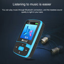 Original RUIZU X50 Sport Bluetooth MP3 Player 8gb Clip Mini with Screen Support FM,Recording,E-Book,Clock,Pedometer