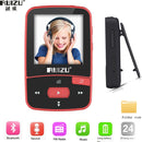 Original RUIZU X50 Sport Bluetooth MP3 Player 8gb Clip Mini with Screen Support FM,Recording,E-Book,Clock,Pedometer