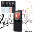 Portable MP4 Lossless Sound Music Player FM Recorder Walkman Player Mini Support Music, Radio, Recording, MP3, TF Card, No Memory(Black)