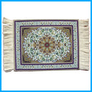 Mini Woven Rug Mat Retro Style Mouse Pad, Ramdom Color Delivery