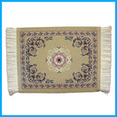 Mini Woven Rug Mat Retro Style Mouse Pad, Ramdom Color Delivery