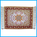 Mini Woven Rug Mat Retro Style Mouse Pad, Ramdom Color Delivery