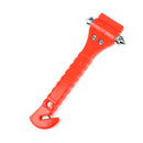 2 in 1 Mini Car Safety Rescue Hammer Life Saving Escape Emergency Hammer Seat Belt Cutter Window Glass Breaker(Orange)