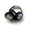 12V Trailer LED Side Marker Lights Clearance Amber Round Truck Turn Signal Lamp for Trucks