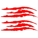 2 PCS Reflective Car Sticker Monster Scratch Stripe Claw Marks Car Auto Headlight Decoration Vinyl Decal Car Stickers, Size:40X12cm