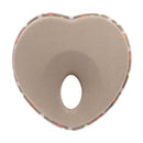 Newborn Infant Anti Roll Pillow Flat Head Neck Support Baby Gifts(Khaki)