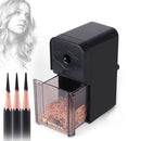Hand Crank Mechanical Art Student Pencil Sharpeners Tool Office School Supplies(Black)