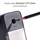 Hand Crank Mechanical Art Student Pencil Sharpeners Tool Office School Supplies(Black)