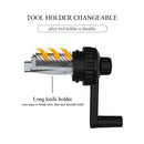 Hand Crank Mechanical Art Student Pencil Sharpeners Tool Office School Supplies(Black)