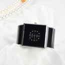 Square Large Dial Bracelet Quartz Watch for Women(Pink)