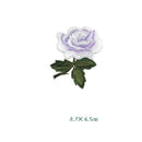 10 PCS Rose Series Embroidery Stickers DIY Dress Cheongsam Patch Stickers(Wine Red)