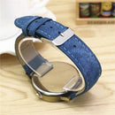 Denim Design Leather Strap Quartz Watches for Women(Green)