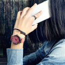 Denim Design Leather Strap Quartz Watches for Women(Green)