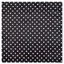 Spring Ladies Dots Pattern Silk ImitationSmall Scarf Square Scarf, Size:60 x 60cm(Black)
