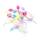 20 PCS Environmental Protection Silicone Plastic Bag Sealing Clip Food Bag Bundle Cable Tie, Random Color Delivery