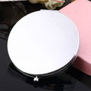 Personalized DIY Rhinestone Portable Makeup Mirror Double Mirror