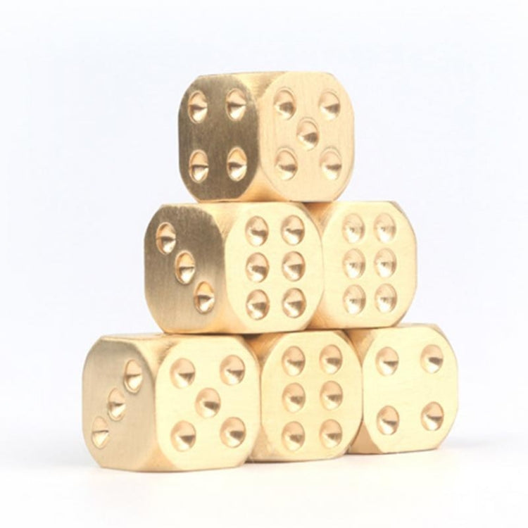 2 PCS Metal Solid Polyhedral Family Party Large Game Dice