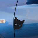 10 PCS CAT FACE PEERING Pet Cat Car Sticker Decals , Size: 12x15cm