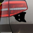 10 PCS CAT FACE PEERING Pet Cat Car Sticker Decals , Size: 12x15cm