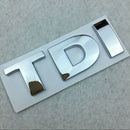 DIY TDI 3D Badge Emblem Decal Car Sticker, Random Color Delivery
