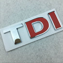DIY TDI 3D Badge Emblem Decal Car Sticker, Random Color Delivery