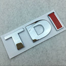 DIY TDI 3D Badge Emblem Decal Car Sticker, Random Color Delivery