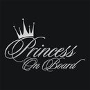 Princess Baby Pattern Car Decal Reflective Laser Vinyl Car Sticker, Size: 16.5x10.9cm(Silver)