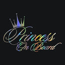 Princess Baby Pattern Car Decal Reflective Laser Vinyl Car Sticker, Size: 16.5x10.9cm(Laser)