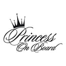 Princess Baby Pattern Car Decal Reflective Laser Vinyl Car Sticker, Size: 16.5x10.9cm(Black)