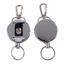 Resilience Steel Wire Rope Elastic Sporty Retractable Anti Lost Keychain