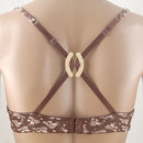 100 PCS Underwear Accessories Bra Non-slip Buckle Invisible Buckle, Style:Oval(Black)