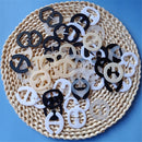 100 PCS Underwear Accessories Bra Non-slip Buckle Invisible Buckle, Style:Oval(Complexion)