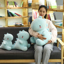 30-60CM Dinosaur Plush Toys Cute Stuffed Soft Animal Doll for Baby Kids Cartoon Toy Classic Gift(blue)