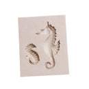 2 PCS Hippocampus DIY Modeling Mold Fondant Silicone Cake Chocolate Mold Baking Tool(Gray)
